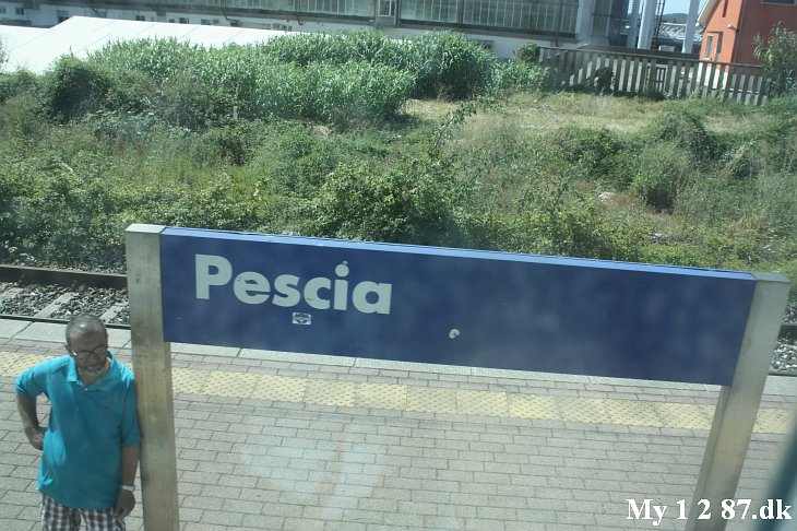 Ankomst til Pescia